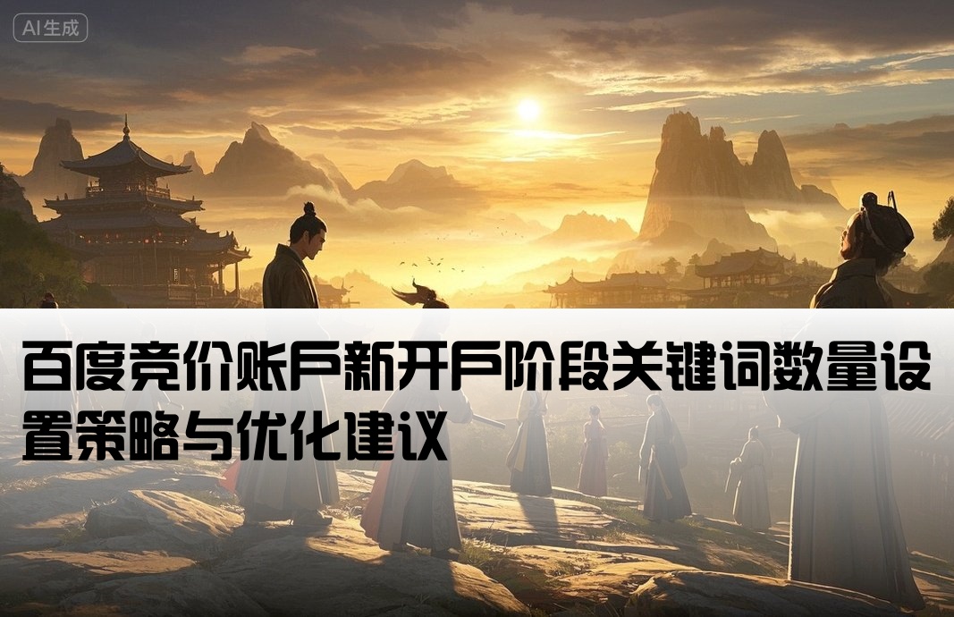 百度竞价刚开户关键词数量