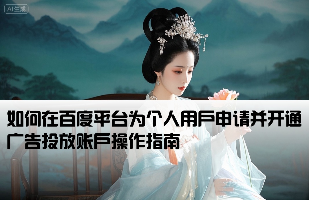 如何在百度平台为个人用户申请并开通广告投放账户操作指南[个人怎么在百度开户啊账号]