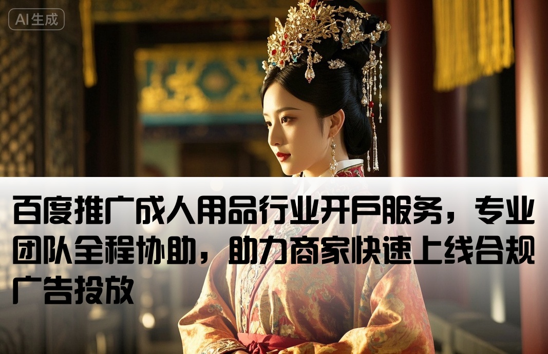 百度推广成人用品行业开户