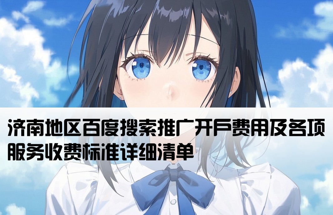 济南百度竞价开户价格表