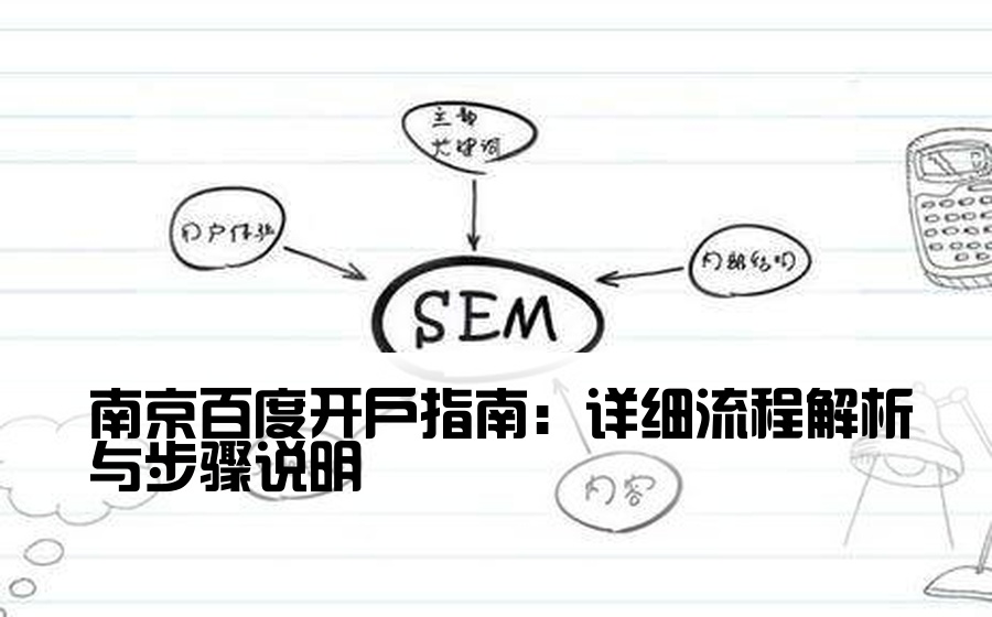 [百度 南京开户流程] 南京百度开户指南：详细流程解析与步骤说明